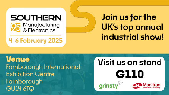 Monitran and Grinsty Rail to Exhibit at Southern Manufacturing 2025